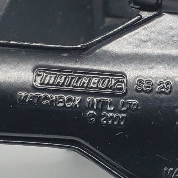 SR71 Blackbird Lockheed Martin Black MB Air Force Sky Busters Matchbox 2000. 5" - Picture 5 of 11
